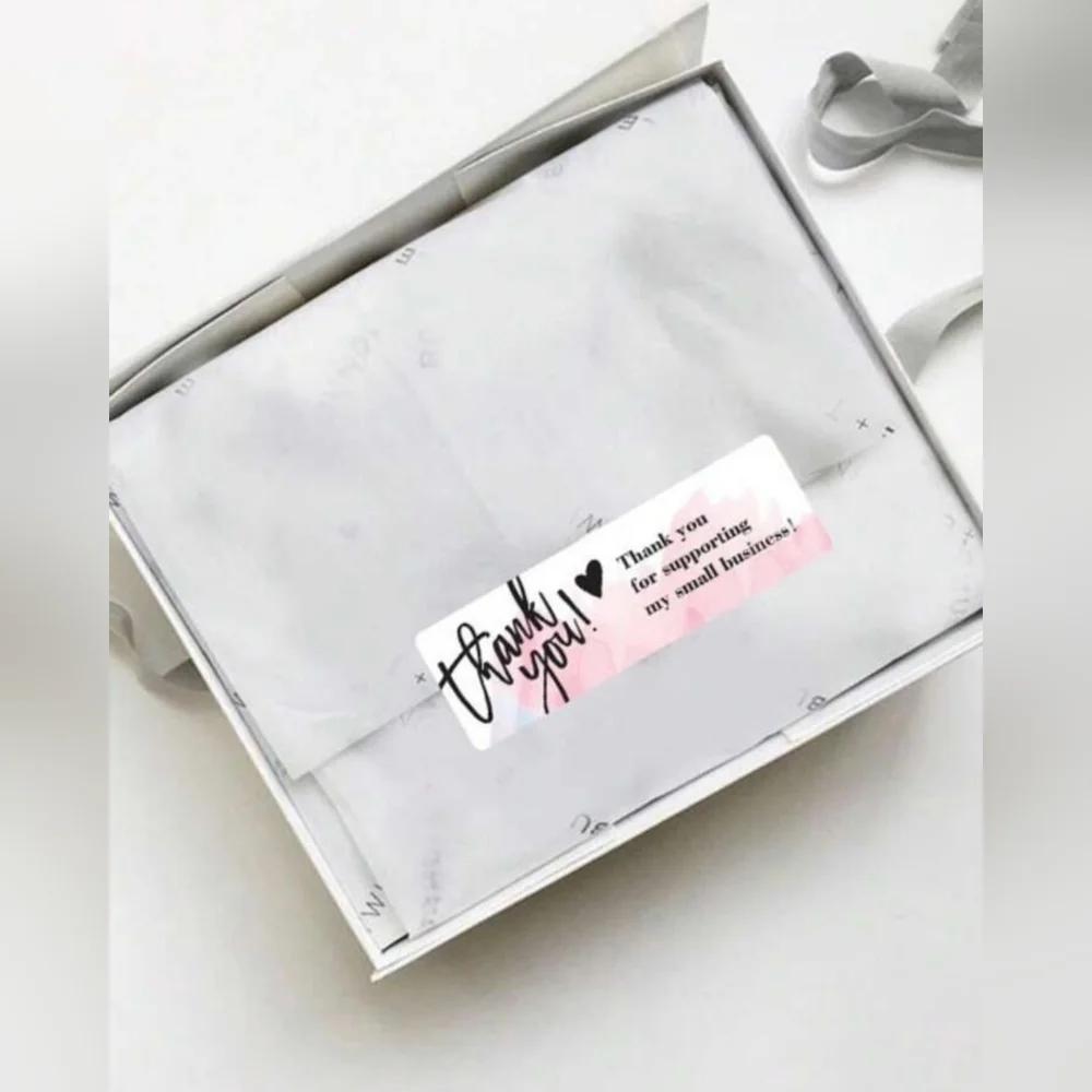 New 120 Thank you for supporting my small business stickers